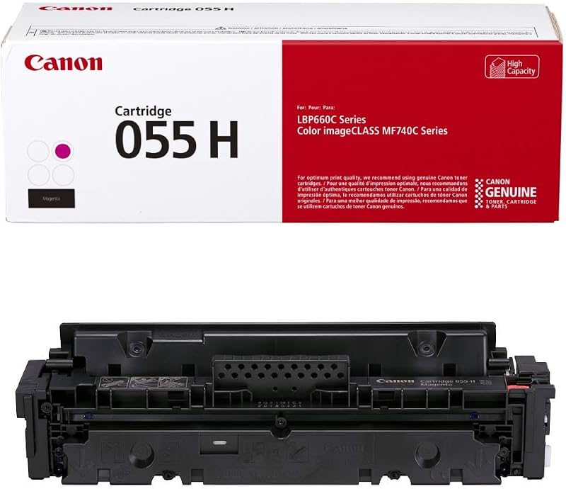 Canon 055H Magenta Toner Cartridge 1 Original High Yield