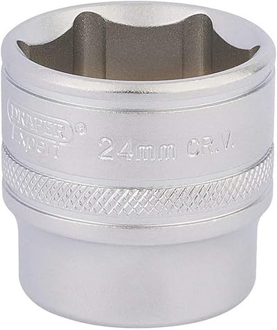Draper Expert HI-TORQ 6 Point Socket 24mm Deep Spark Plug 3/8" Drive