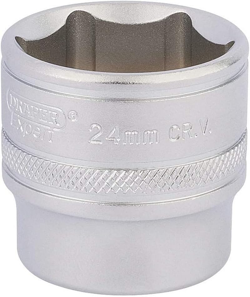 Draper Expert HI-TORQ 6 Point Socket 24mm Deep Spark Plug 3/8" Drive