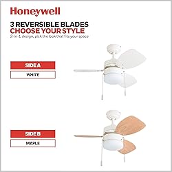 Honeywell Ceiling Fans Ocean Breeze Modern 30 Inch
