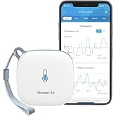 Govee WiFi Digital Thermometer Hygrometer, Smart Indoor Humidity Meter Temperature Sensor with App Notification, 2 Years Free
