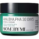 SOME BY MI AHA BHA PHA 30 Days Miracle Cream - 2.02oz, 60ml - Mild Exfoliating Salicylic Acid & Centella Face Moisturizer for All Skin Types - Daily Soothing & Clarifying Face Cream - Korean Skin Care