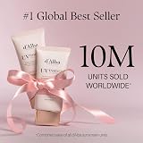 d'alba Waterfull Tone Up Sunscreen SPF 50+ PA++++ 50ml Vegan Hybrid UV view 2