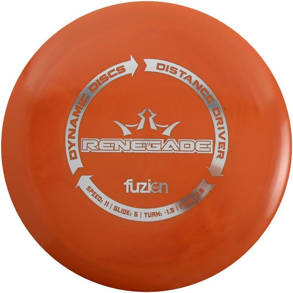 Dynamic Discs BioFuzion Renegade Distance Driver Golf Disc [Colors May Vary]