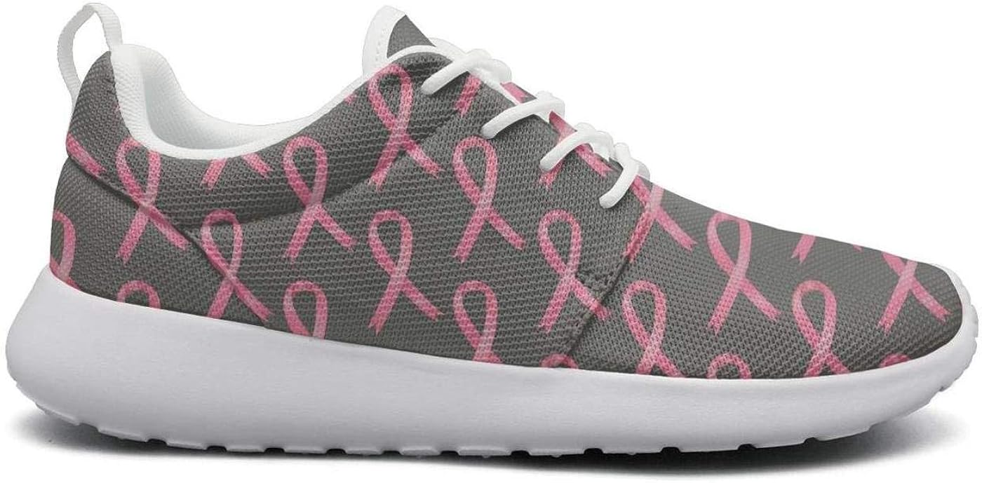AKDJDS Breast Cancer AwarenessPattern PinkRibbon Running Shoe