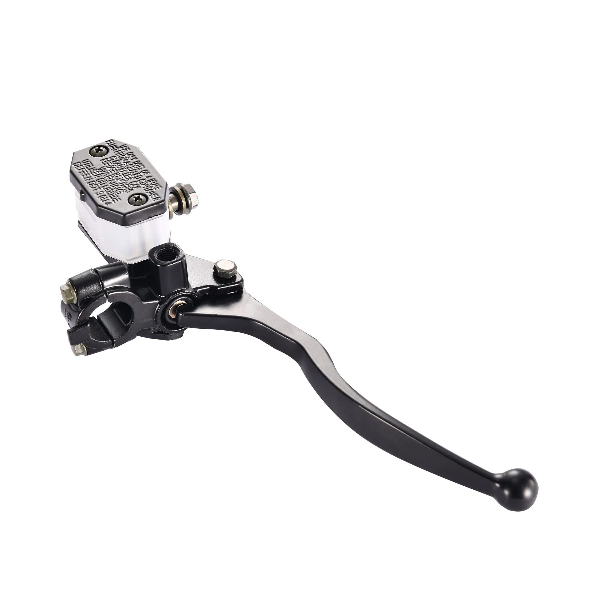 GOOFIT 22mm Right Front Brake Master Cylinder Lever Black Replacement For GS125 GN125 GN250 GS250