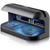 Aneken AL-17 Counterfeit Bill Detector with UV LED Light, Advanced UV Counterfeit Money Detector with Card &amp; ID Detection, Suitable for All Currencies in the World