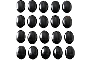 mookaitedecor 12pcs Oval Cabochon Gemstone CAB Flatback Stone for Jewelry Making