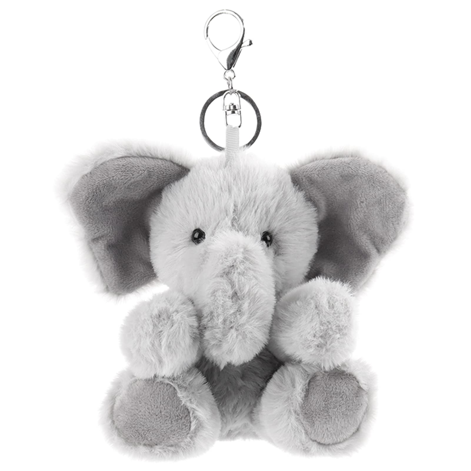 Photo 1 of Apricot Lamb Cute Toys Plush Gray Elephant Stuffed Animal Soft Keychain for Kids Bag, Purse, Backpack, Handbag
