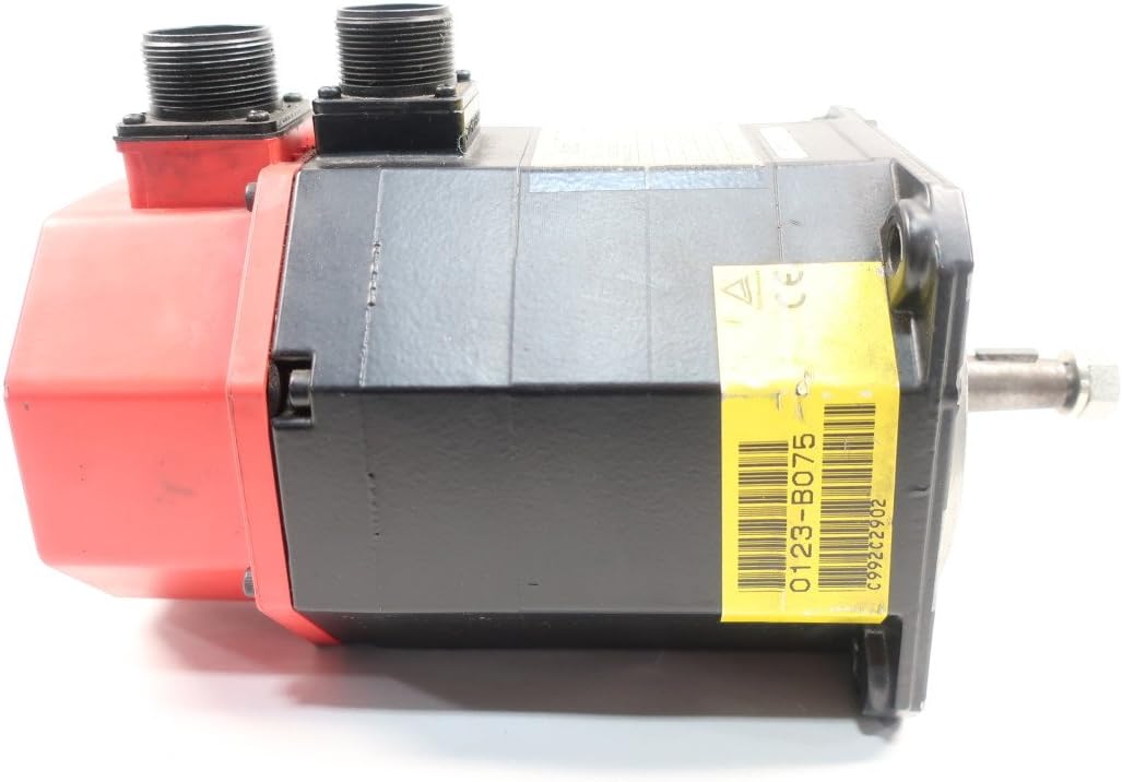 FANUC A06B-0123-B075 SERVO Motor 4.6A 200HZ 127V-AC 3PH 0.9KW D603762