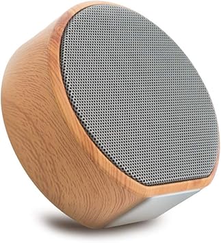wood grain bluetooth speaker