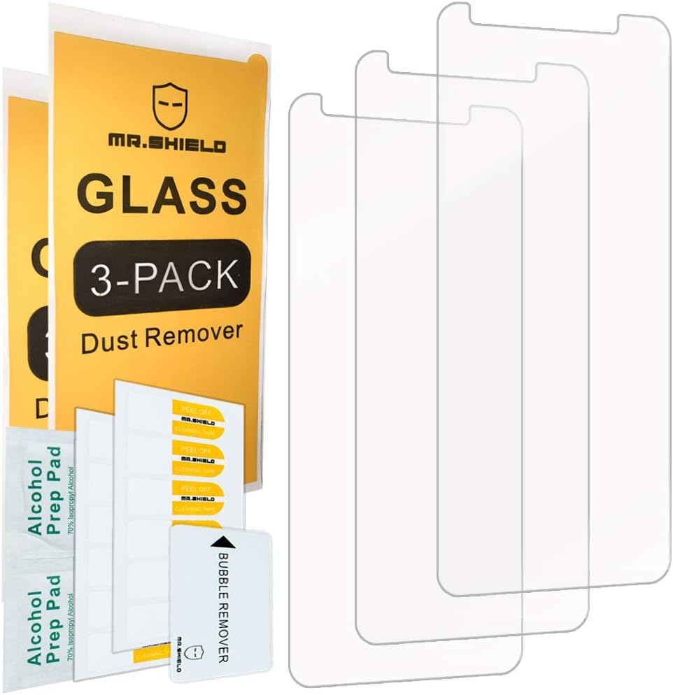 Mr.Shield[3-PACK] Designed For TCL LX [Tempered Glass] Screen Protector [Japan Glass With 9H Hardness] with Lifetime Replacement