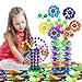 iPuzzle 1200pcs Snowflake Creative Construction Building Block Educational Toy Set
