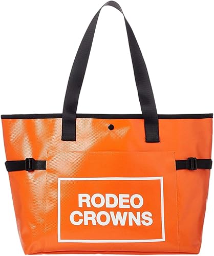Amazon ロデオクラウンズ トートバッグ 肩掛け ターポリン 29 オレンジ Rodeo Crowns ロデオクラウンズ トートバッグ