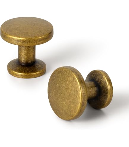 Pomello Per Armadietto Chelsea – Hickory Hardware, 3,8 Cm, Forma Geometrica, Finitura Rame Anticato
