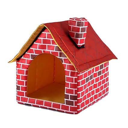 Amazon Com Zeroyoyo Red Brick Style Pets Nest Removeable And