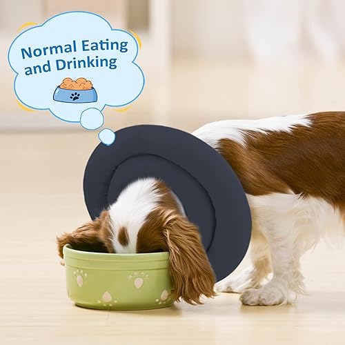 PAWFUN Soft Dog Cone Alternative After Surgery, Comfortable Dog