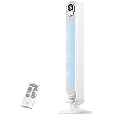 Dreo Tower Fan 42 Inch, Cruiser Pro T1 Quiet Oscillating Bladeless Fan with Remote, 6 Speeds, 4 Modes, LED Display, 12H Timer