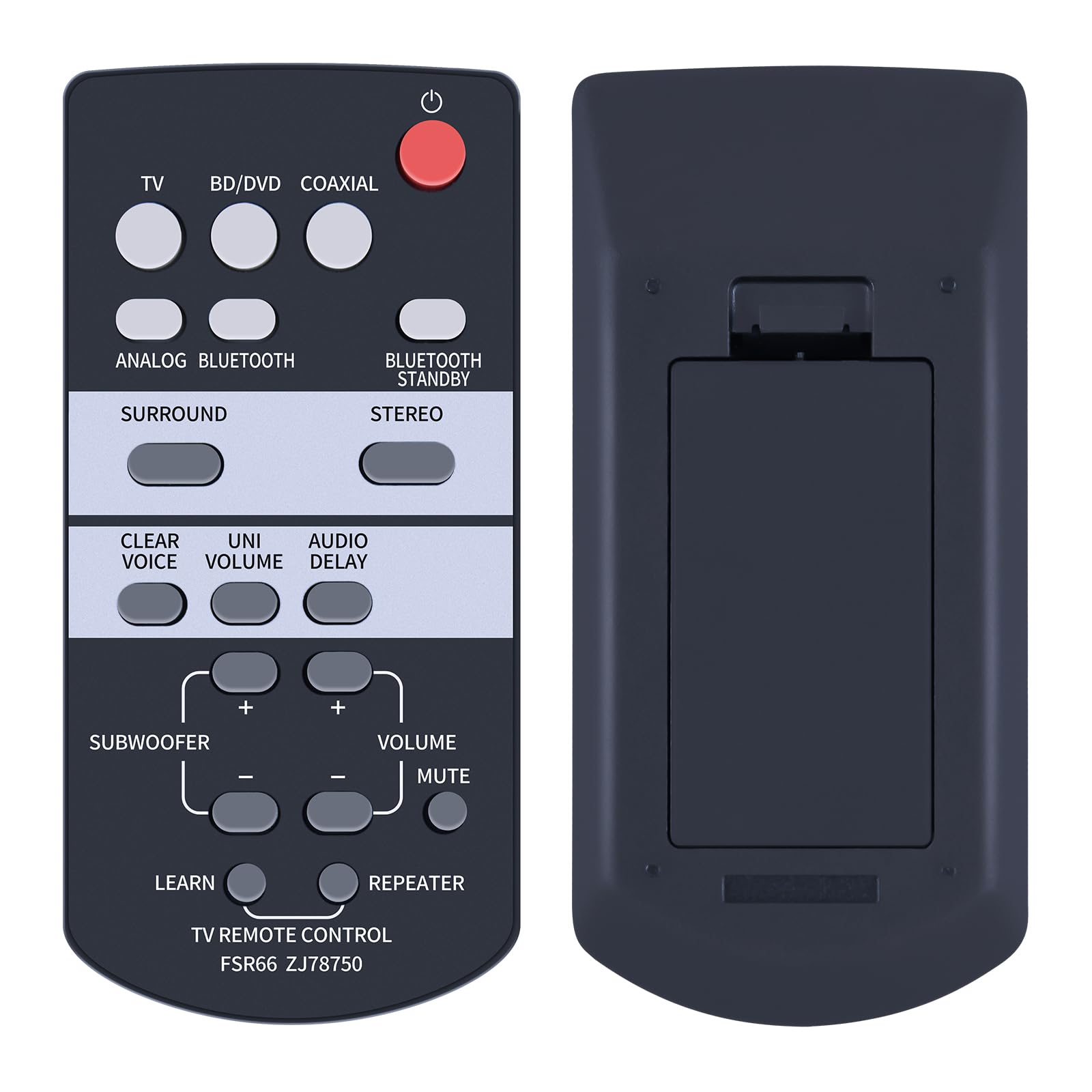 New Replacement FSR66 ZJ78750 Remote Control fit for Yamaha Soundbar YAS-103 YAS103 FSR66 ATS-1030 ATS1030 ZJ78750