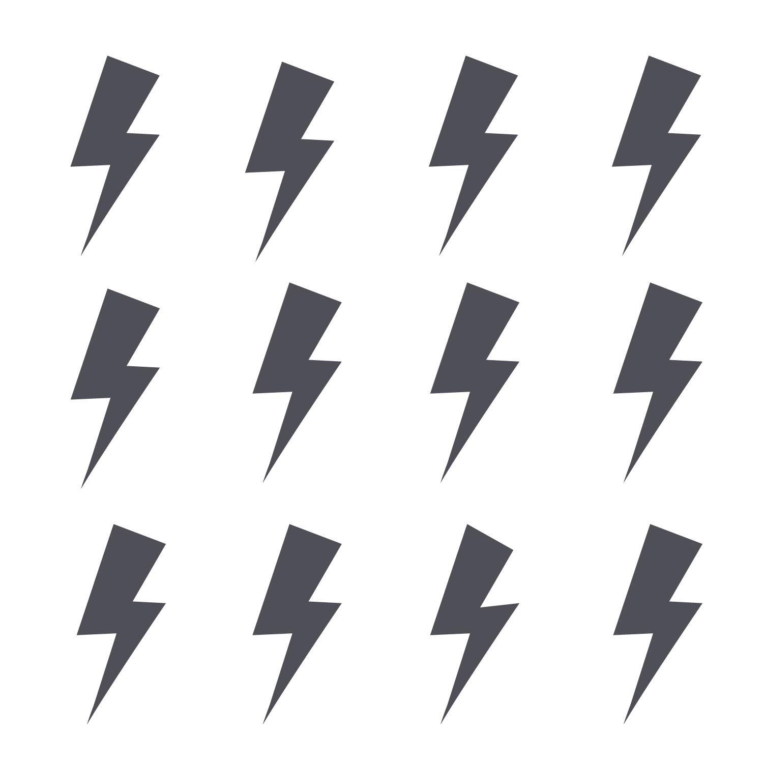 Lightning bolt wall stickers | Lots of colours options available | Perfect for a baby's nursery or child's bedroom