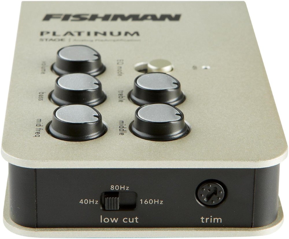 Fishman Gitarrenvorverstärker Platinum Stage - Analoger Vorverstärker für Gitarre - Black 6