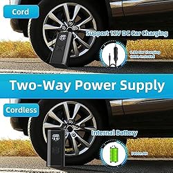 COSOOS Tire Inflator Portable Air Compressor, Air