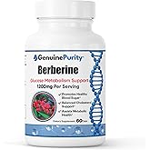 GenuinePurity - Berberine Supplement - Plant-Based Botanical Extract - Supports Metabolic Balance & Daily Wellness