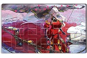 New Mlikemat Playmat Blazing Cartesia The Virtuous TCG CCG OCG Trading Card Game Mat with Zones + Free Bag (ZD014-051-A)