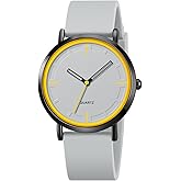 BESTKANG Fashion Simple Analog Quartz Wrist Watches Silicone Strap Waterproof Watch Women Watches Men Sports Watches