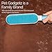 Pet Hair and Lint Remover + Ebook Gift Double Sided & Safe to Use on Any Fabric - Easy to Clean - Bonus Mini Travel Size - Reusable & Eco Friendly- No Refills Ever - For Home and Car and Dogs and Cats