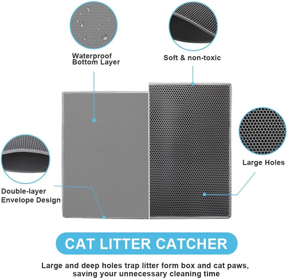 2 layer sifting cat litter mat