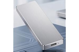 2TB Portable SSDPortable Mobile Solid State Drive, High-Speed USB-C Solid State Drive with Protective Case