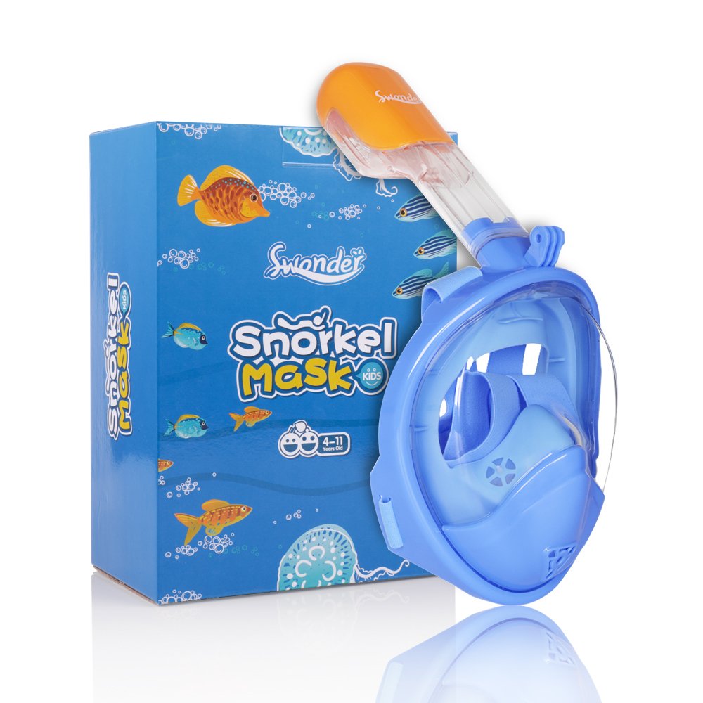 Swonder Snorkel Full Mask XS Baby Blue SWD001