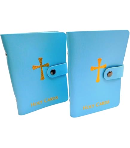 prayer card sleeves Amazon.com : Holy Card Holder with 20 Sleeves Per Booklet for Standard Size Prayer  Cards, Set of 2 : Office Products