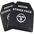 TOPTACPRO Tactical EVA Foam Plate Medium Size EVA High Elastic Shock Plate for Airsoft Tactical Vest Inner Liner 2 Pcs– Black