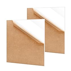 Eszeoee 2 Pack 12'' x 12'' Opaque White Acrylic