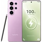 ChashenHa I26 Ultra 5G Android Phone,System 16 Smartphone,16+512GB Storage,6.9" Size,120Hz HD Display,68MP Ultra-Wide,Facial Recognition,Built-in Pen,Durable Battery,Dual SIM-Pink
