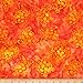 Michael Miller Batik Sea Turtles Orange Fabric By The Yard