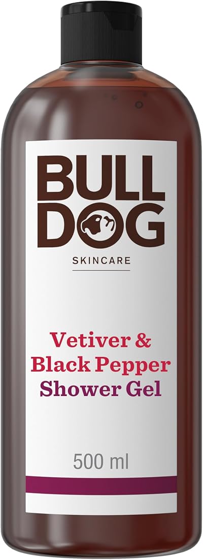 Bulldog Vetiver & Black Pepper Shower Gel for Men 500 ml