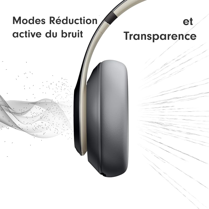 Studio Pro - Casque sans fil avec Bluetooth et Réduction du bruit - Audio spatial personnalisé, Compatibilité Apple et Android - Gris cendre
