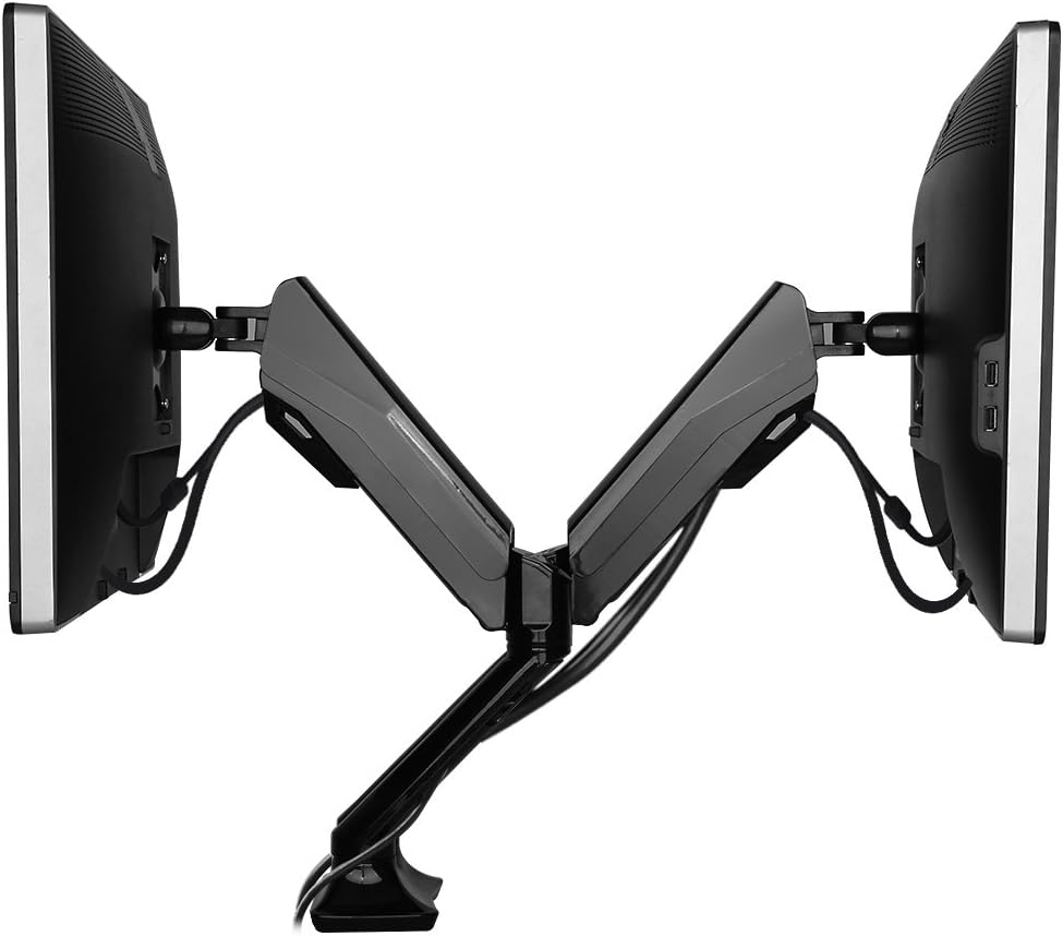 Fleximounts F6D Dual monitor mount lcd arm for 17"-30"Computer Monitor Gas Spring arm,With Clamp or Grommet Desktop Support - Image 5
