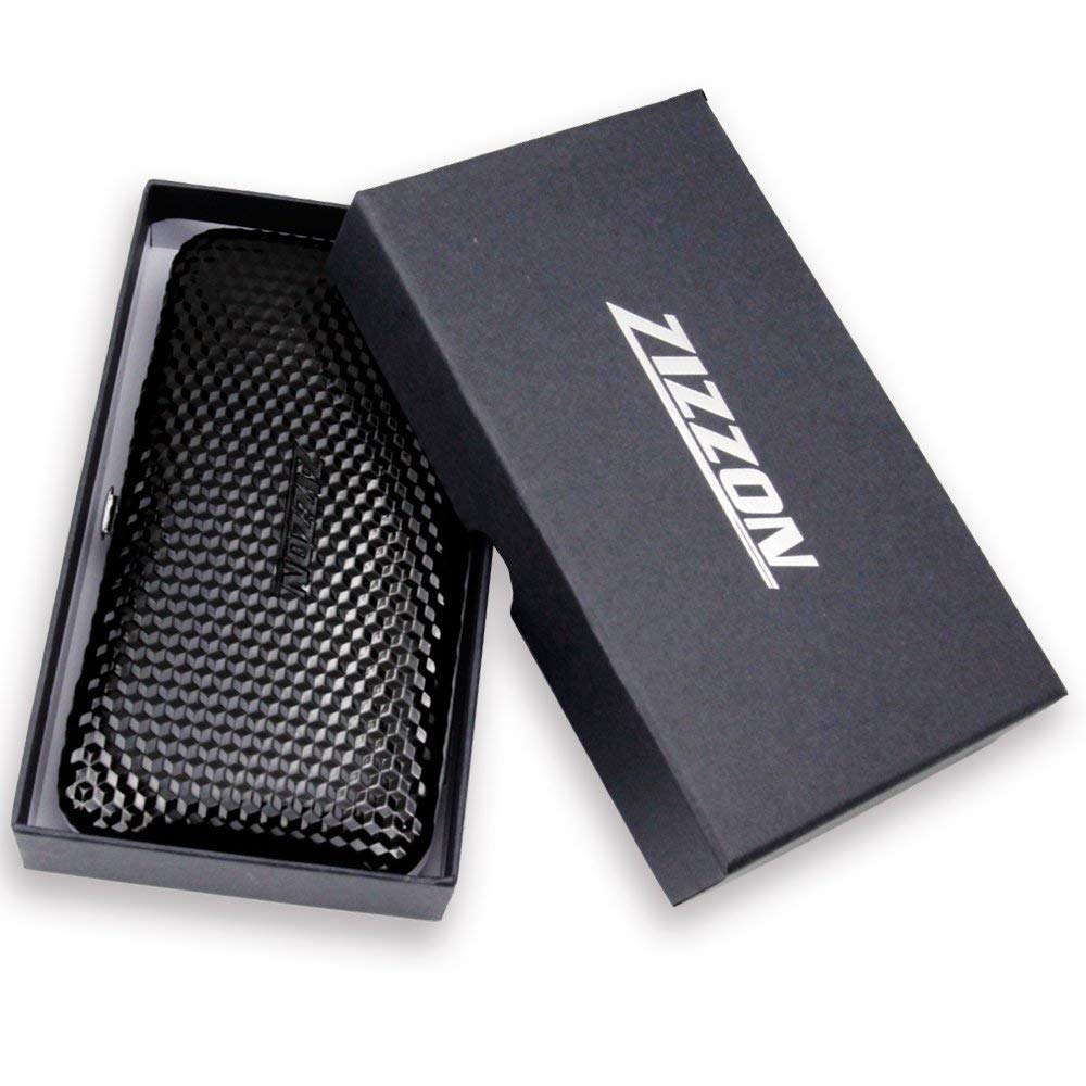 ZIZZON Manicure, Pedicure Kit, Nail Clippers Set of 12Pcs, Professional Grooming Kit, Nail Tools with Luxurious Travel Case : Beauty
