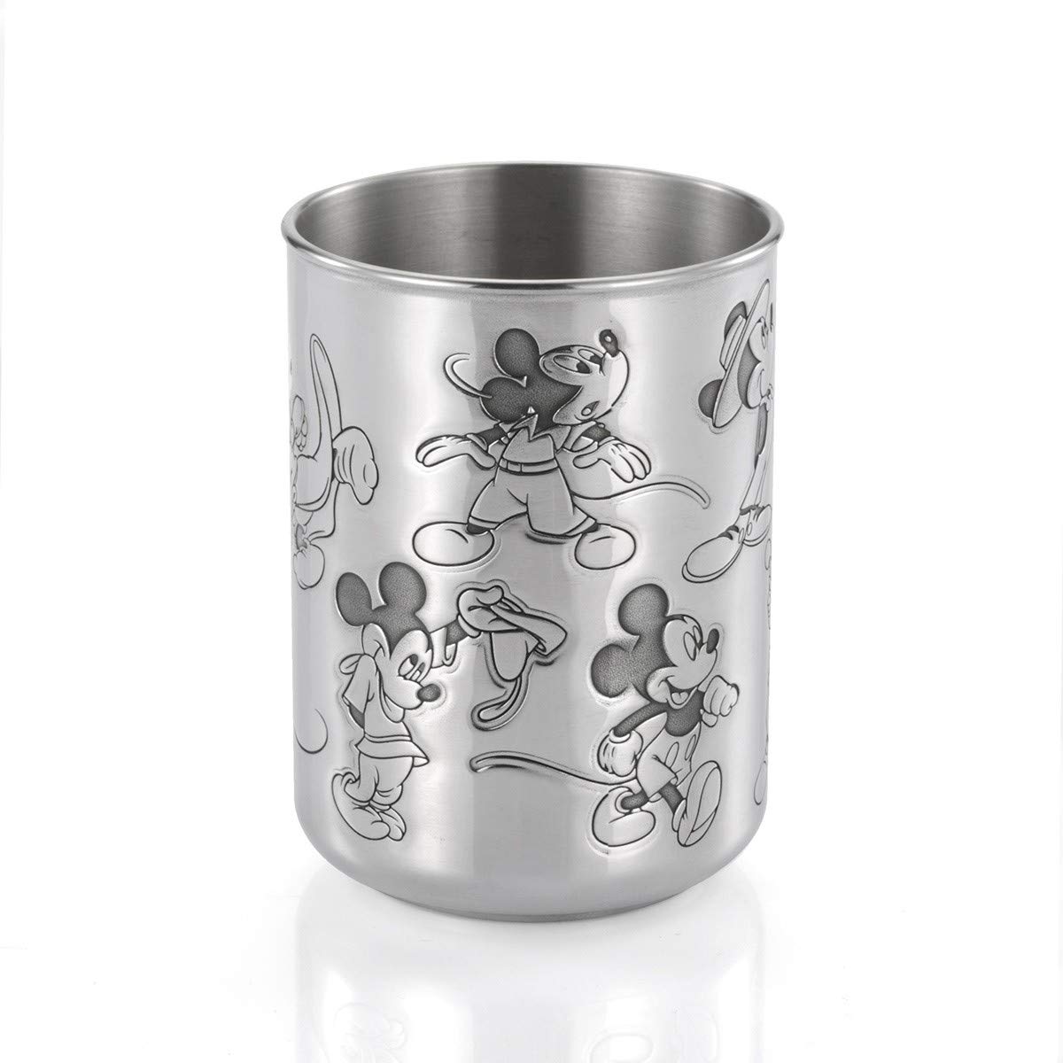 Royal Selangor Hand Finished Mickey 90th Anniversary Collection Pewter Mickey Through The Ages Tumbler