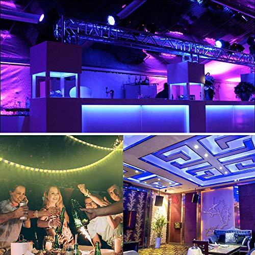 weird tails LED Strip Lights 16.4ft - (New Version) Music Sync Color Changing Lights with +50% Brightness 5050 RGB LEDs and Strong Adhesive Tape, APP Control, Dimmable, for Party, Home Decoration