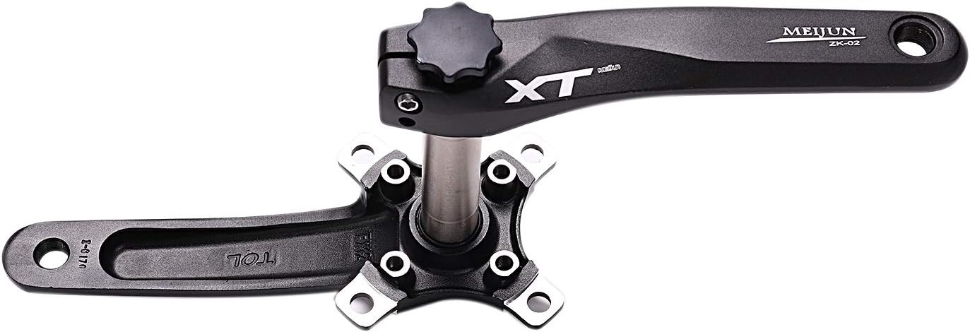 Xigeapg 1 Pair Bicycle Crankset Crank Arm BCD 104mm CNC 170 mm Crank Set Mountain Road Bike Crankset Bicycle Repair Parts