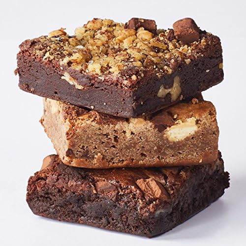 Gourmet Brownie Gift Box Sampler - 3 Brownies