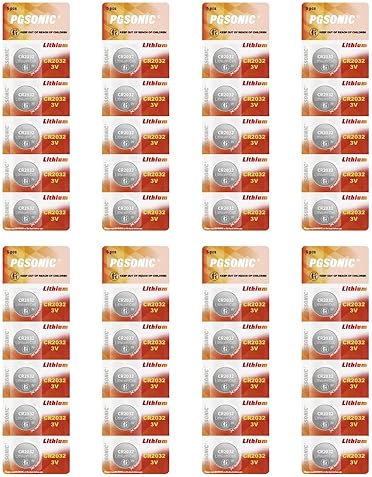 Shoe, Jewelry & Watch Accessories - 40 Pack CR2032 Batteries, 3V Lithium Coin Battery for Small Electronic Devices, 5 Year Shelf Life