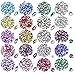 13000 Pieces Nail Rhinestones Kit Nail Rhinestones Nail Studs Half Pearl Horse Eye Rhinestones in 6 Boxes with Pick Up Tweezers and 2 cs Rhinestones Picking Pen for Nail Craft DIY
