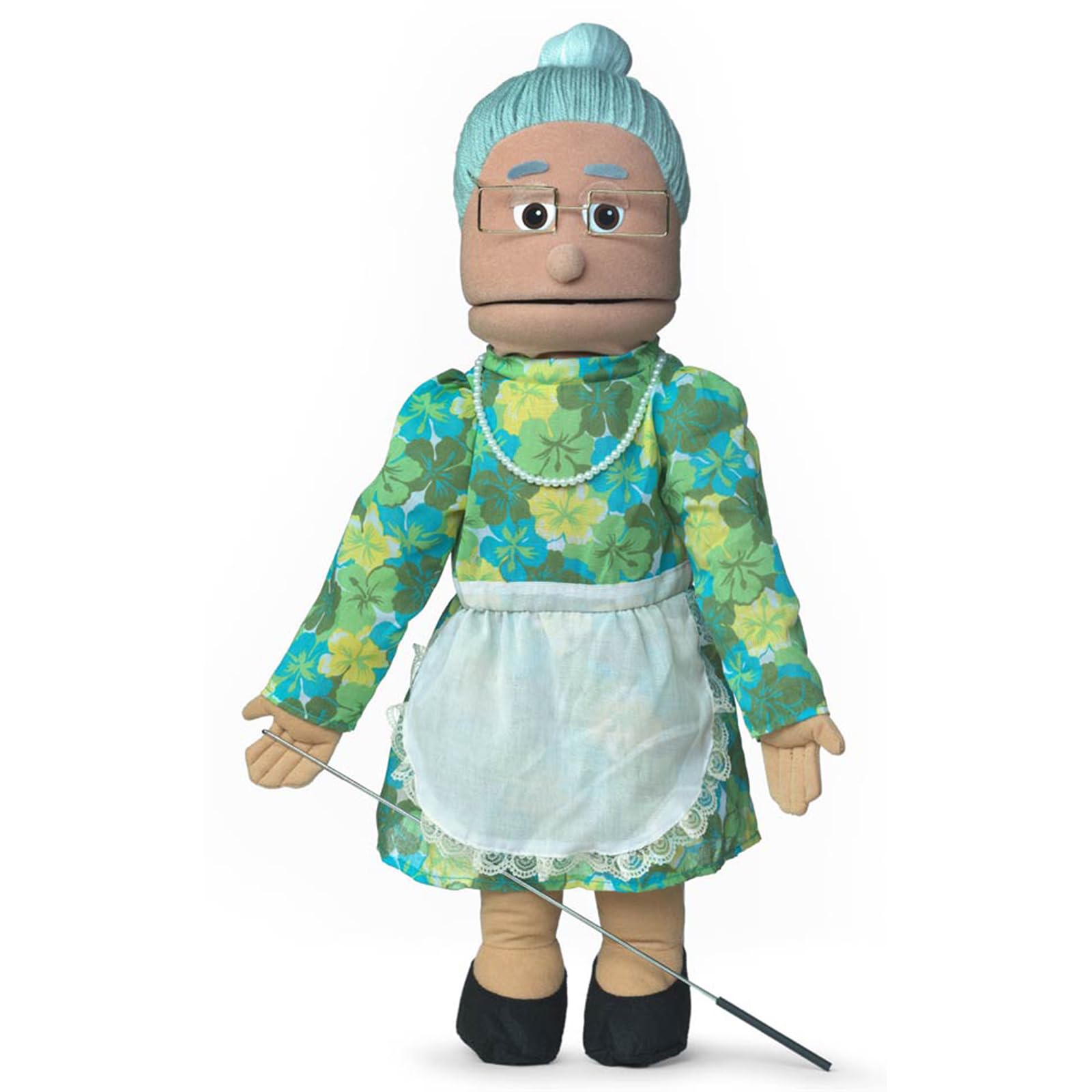 Granny, Hispanic Grandmother, Full Body, Ventriloquist Style Puppet, 65cm