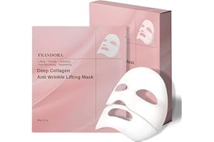 FRANDORA Deep Collagen Face Mask, Overnight Collagen Anti Wrinkle Lifting Mask, Hydrating Mask and Pore Minimizer for Face - Korean Skin Care